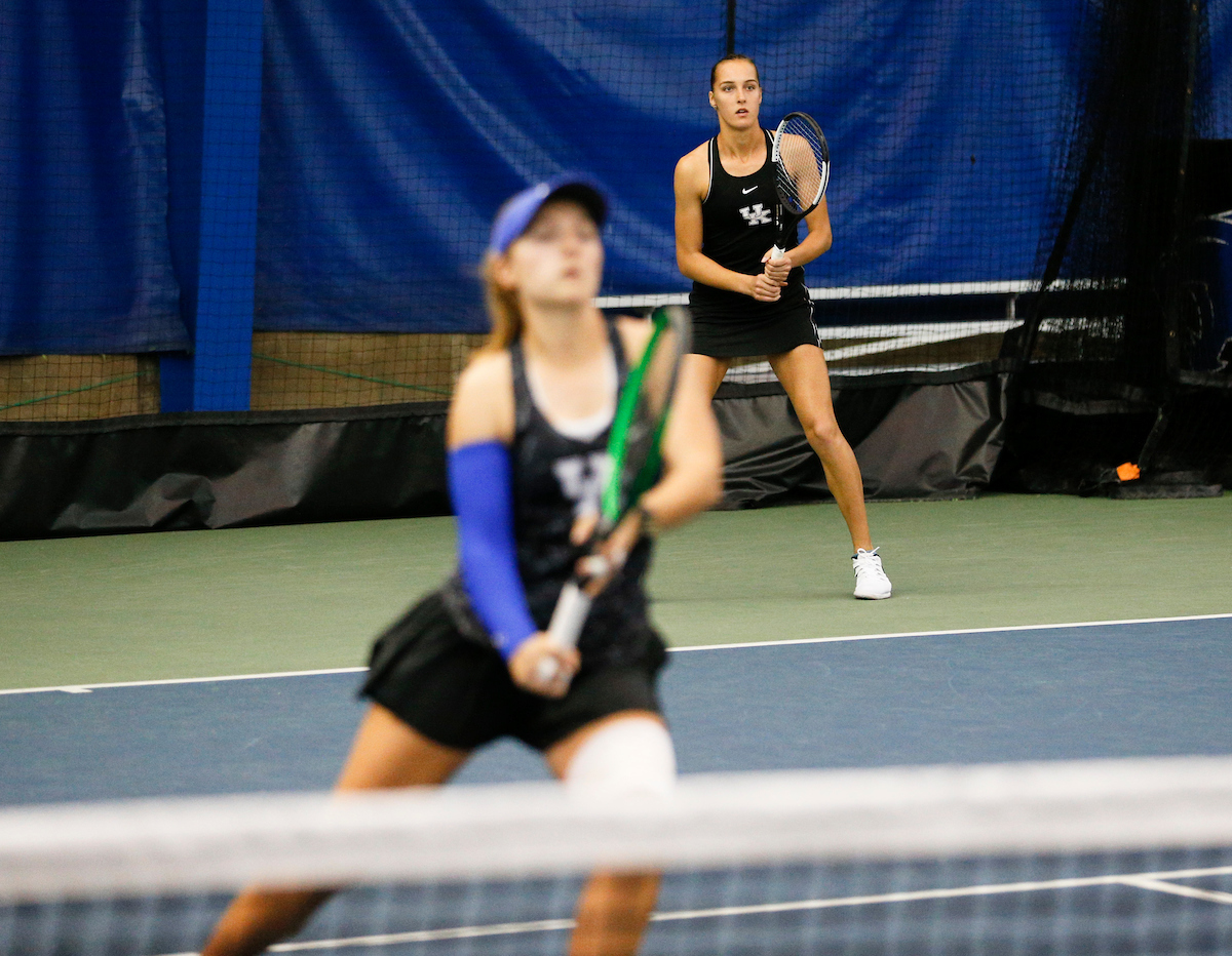 DIANA TKACHENKO.

Women's Tennis comes out on top of Mississippi State on Senior Day.


Photo by Isaac Janssen | UK Athletics