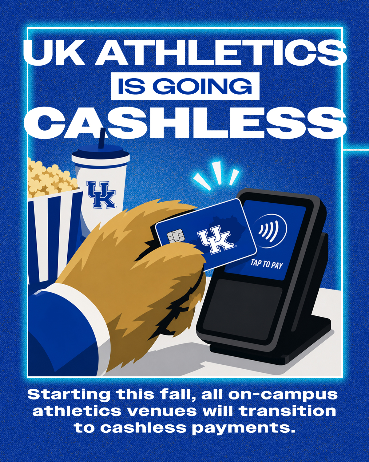 UK Athletics to Transition to Cashless Payments This Fall