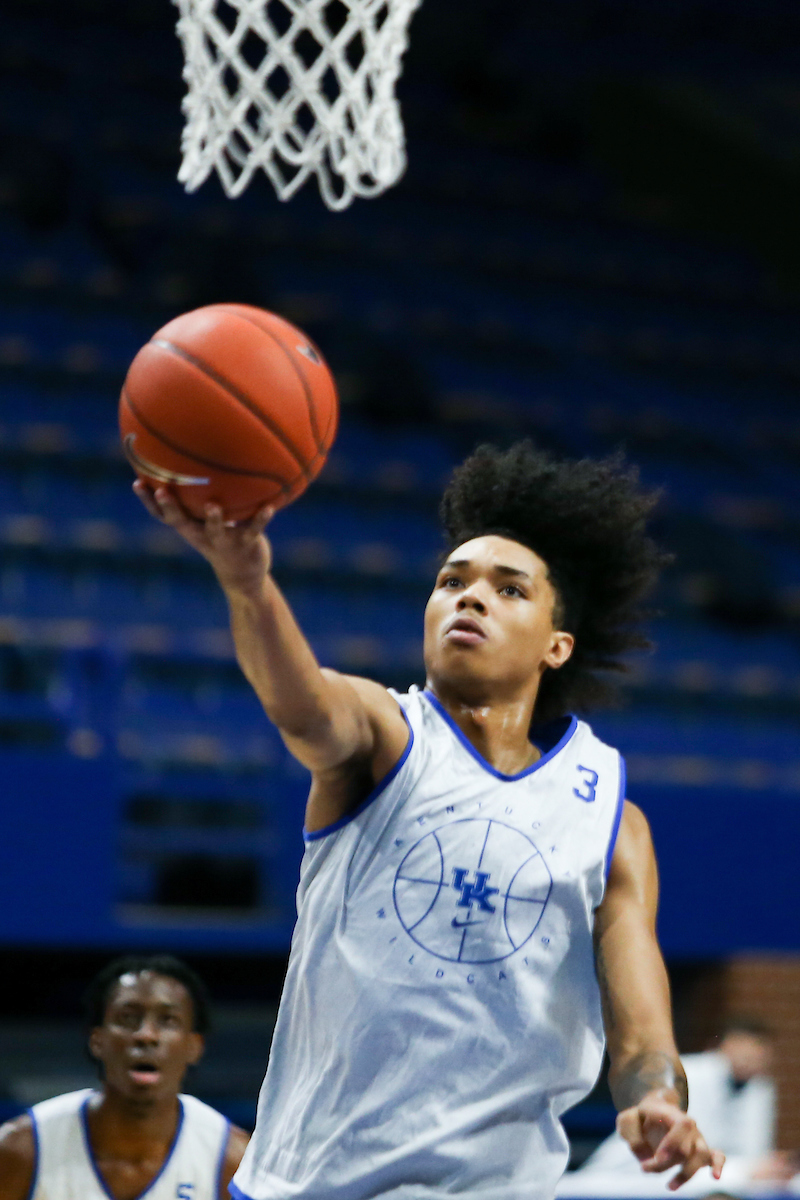 Brandon Boston Jr.

Men’s basketball scrimmage at Rupp Arena.

Photo by Hannah Phillips | UK Athletics