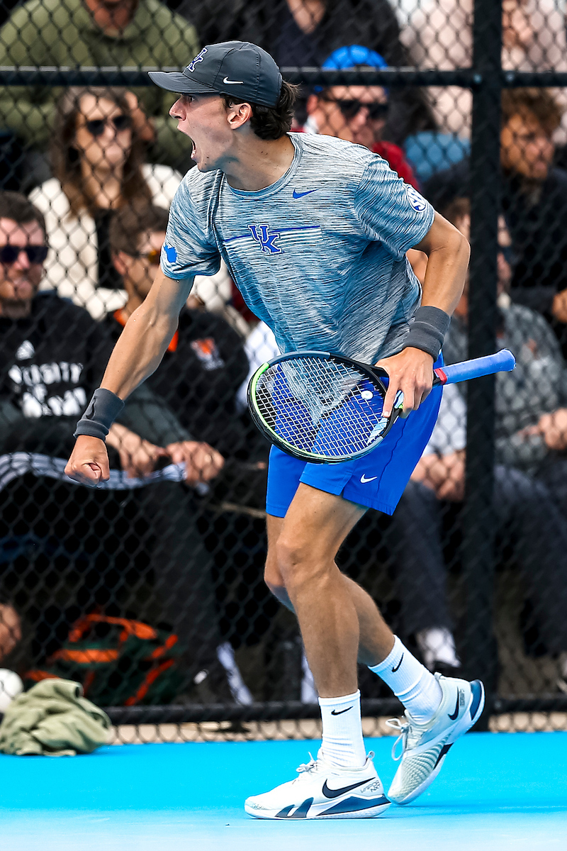 Francois Musitelli. Celebration.

Kentucky falls to Virginia 4-0 at the National Championship.

Photo by Eddie Justice | UK Athletics