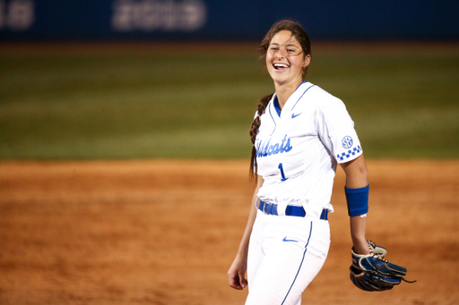 Miranda Stoddard. 

Kentucky beat Texas A&M 9-8.

Photo by Eddie Justice | UK Athletics