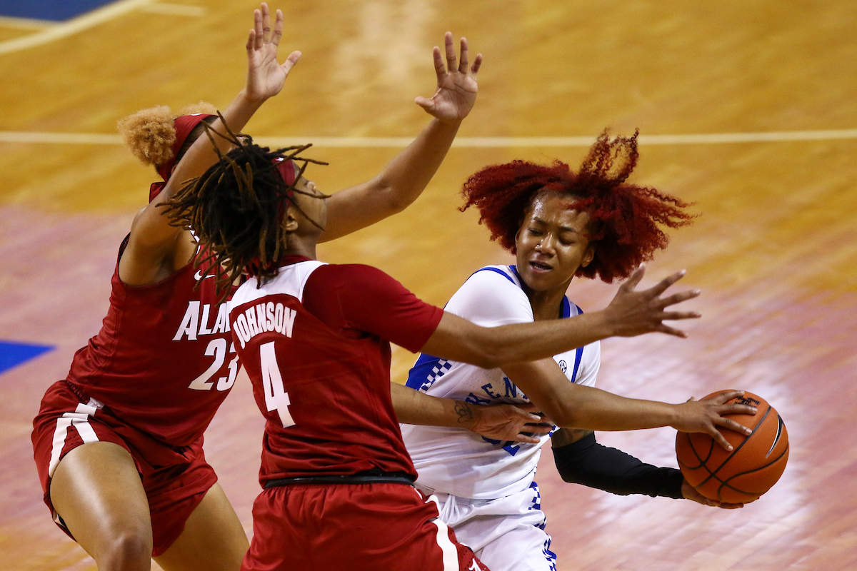 Jaida Roper.

Kentucky beat Alabama 66-62.

Photo by Grace Bradley | UK Athletics