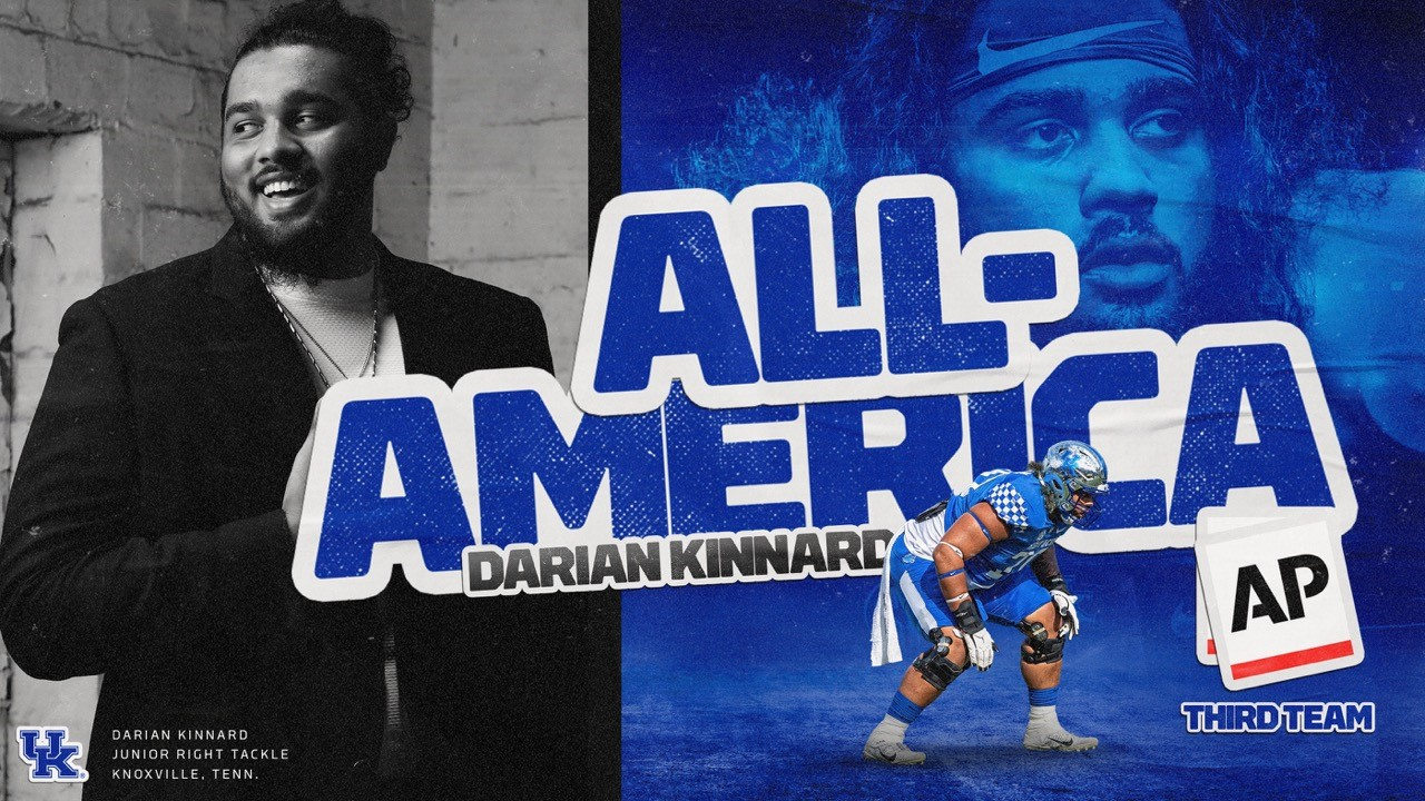 Darian Kinnard Earns AP All-America Honors