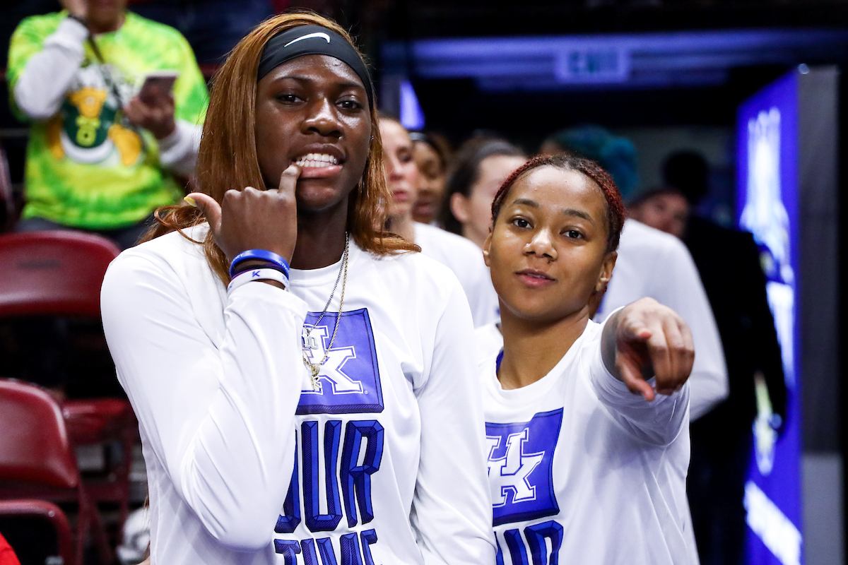 Rhyne Howard. Jaida Roper. 

Kentucky falls to Mississippi State 77-59.

Photo by Eddie Justice | UK Athletics