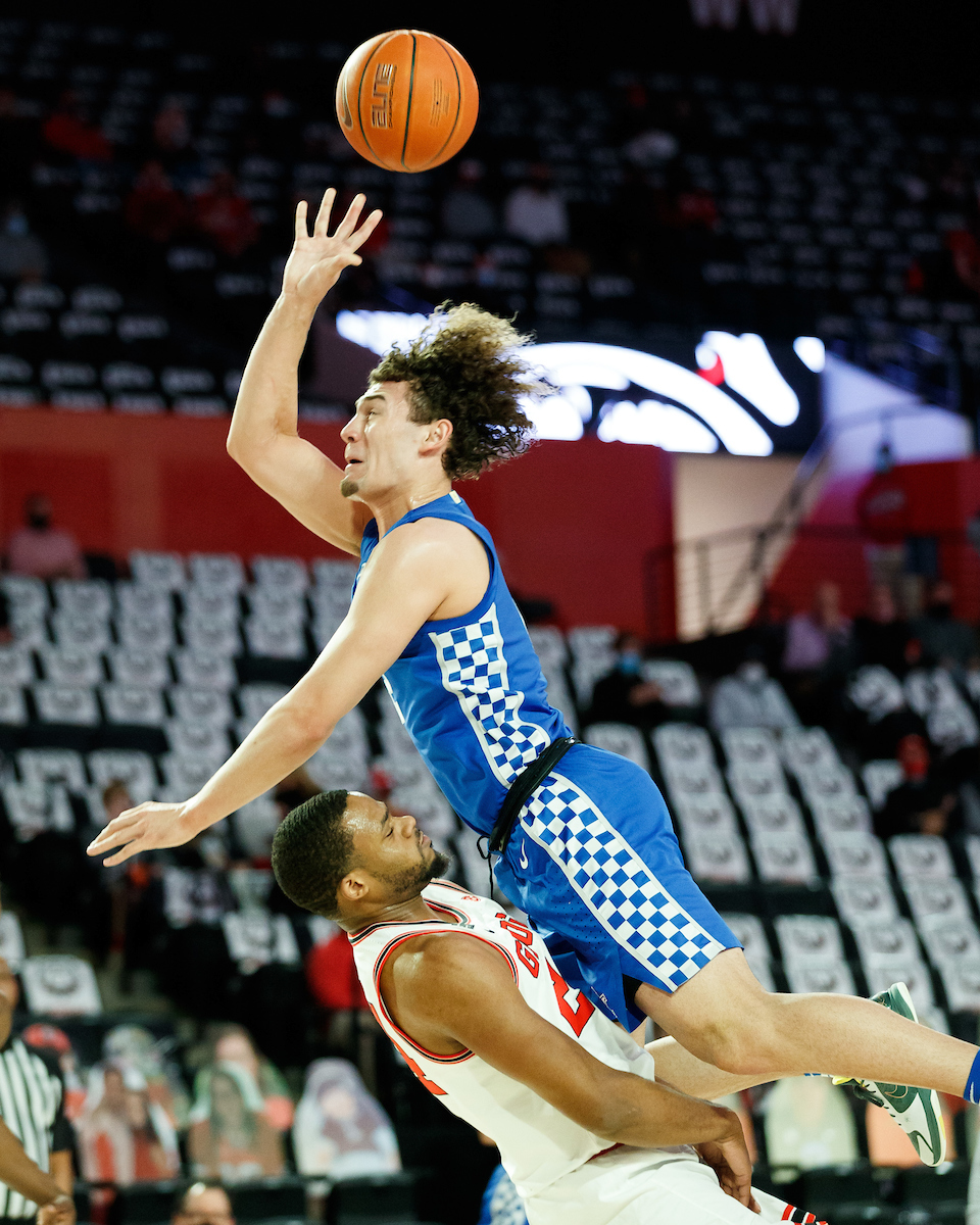 Devin Askew.

Kentucky falls to Georgia, 63-62.

Photo by Elliott Hess | UK Athletics