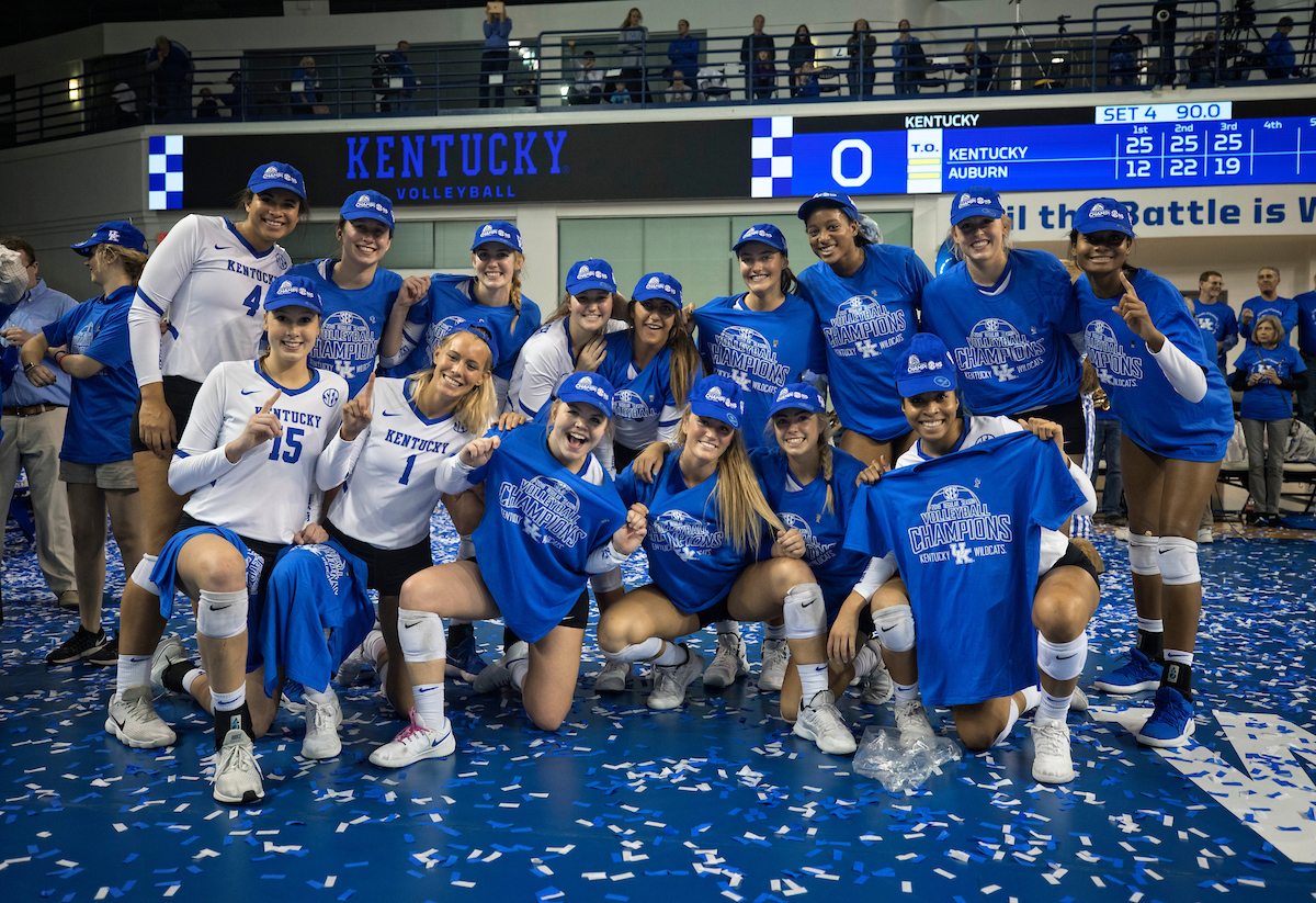 as Kentucky defeated  Auburn 3-0 on November 24, 2018.  Photo by Mark Cornelison | UKphoto