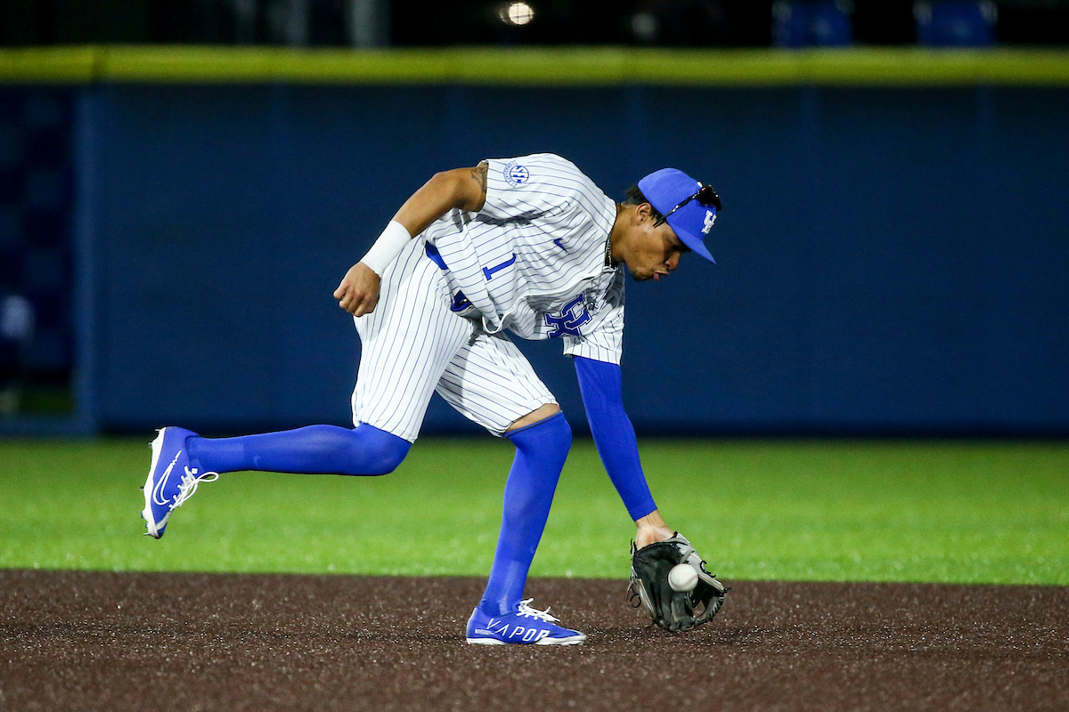 Daniel Harris IV. 

Kentucky beats Tennessee 5-2.

Photo by Sarah Caputi | UK Athletics