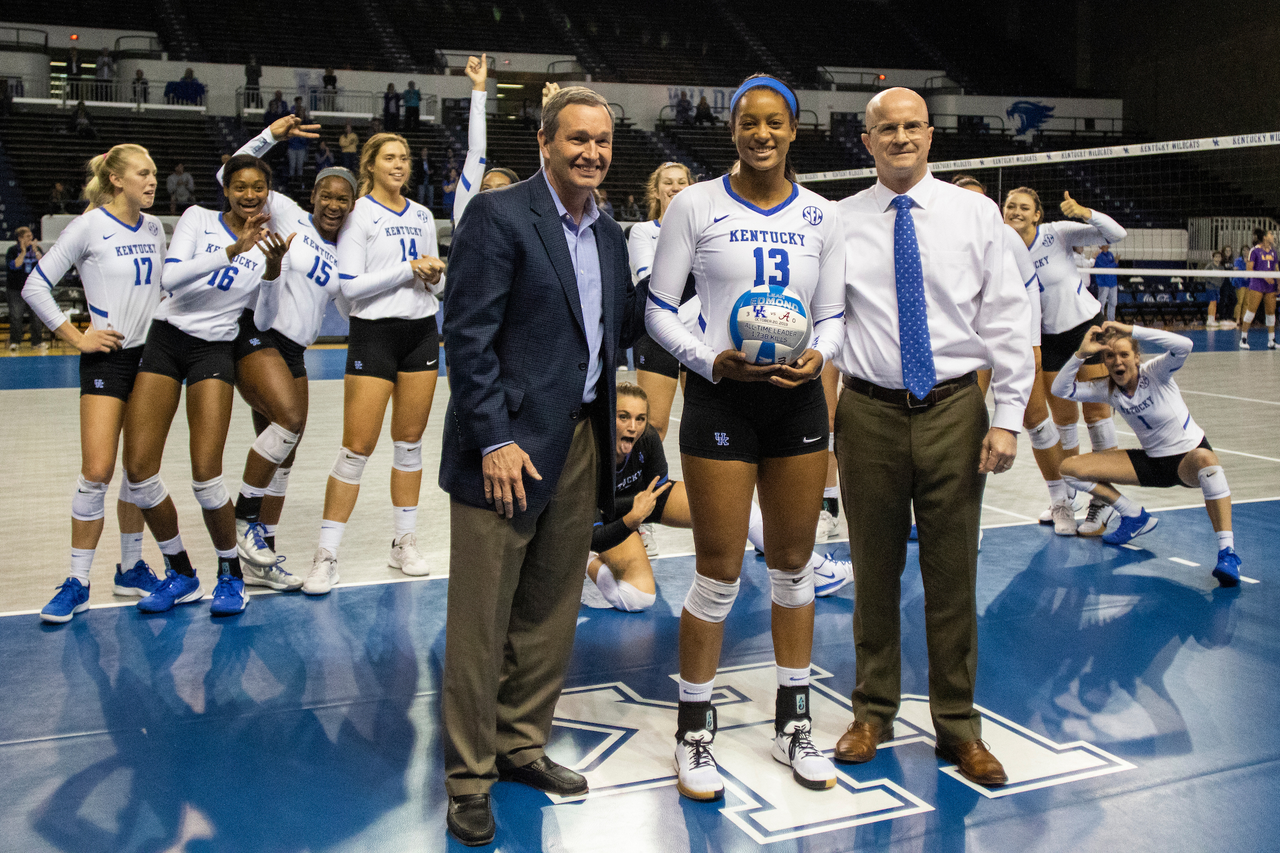Leah Edmond.

UK sweeps LSU 3-0.

Photo by Hannah Phillips | UK Athletics