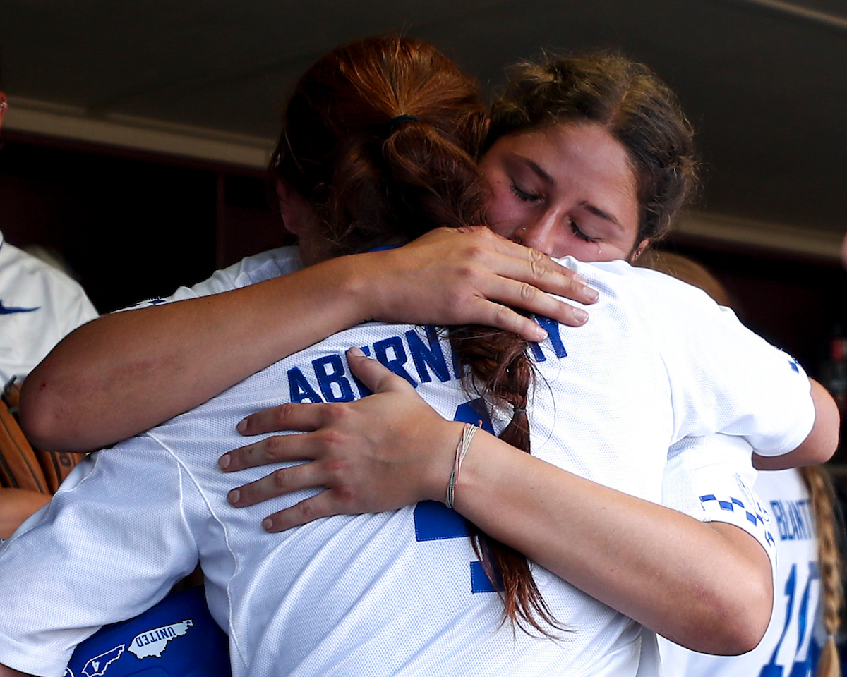 Renee Abernathy, Miranda Stoddard.

Kentucky falls Virginia Tech 4-5.

Photo by Grace Bradley | UK Athletics