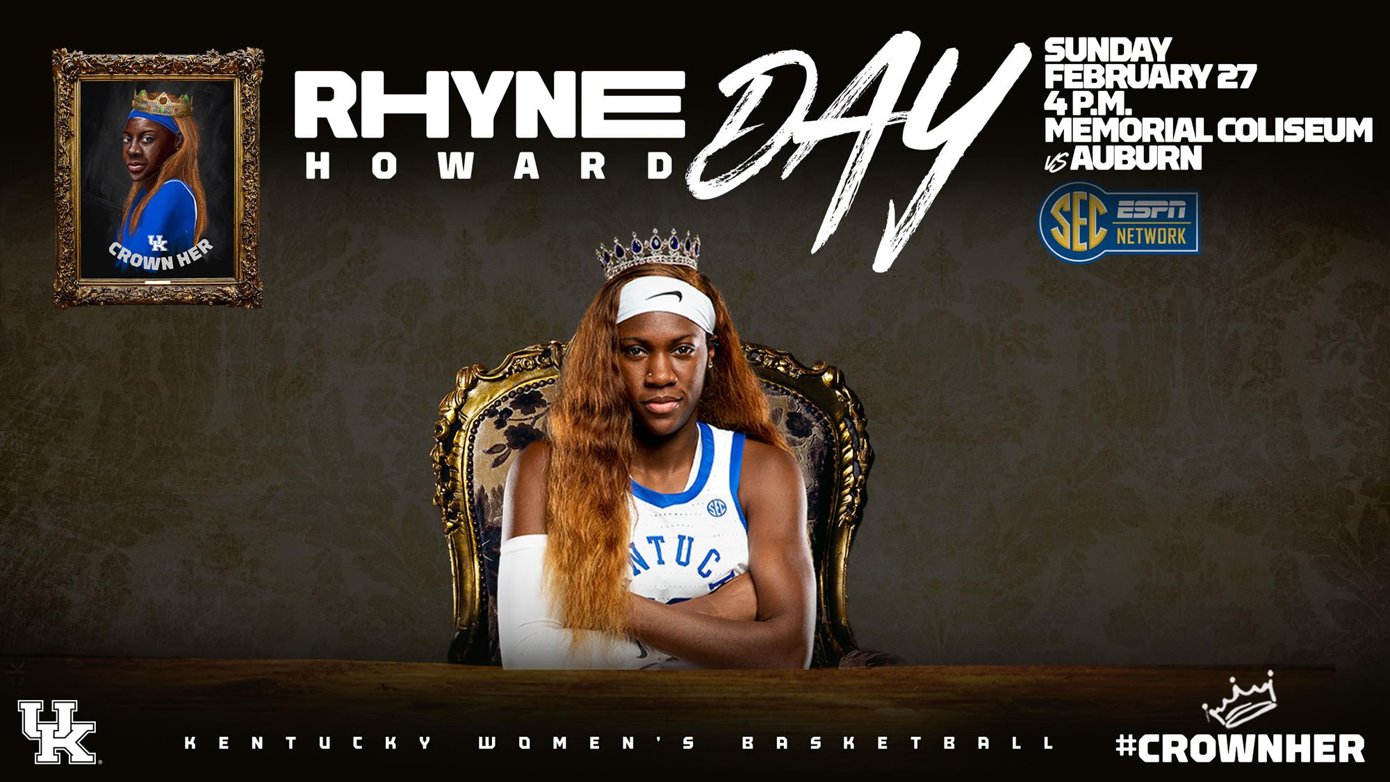 Kentucky Celebrates Rhyne Howard Day Sunday in Memorial Coliseum