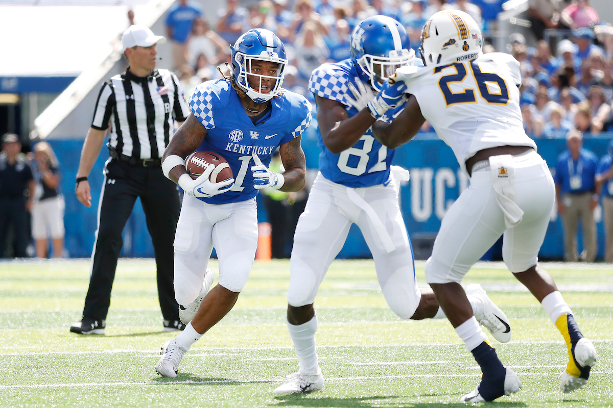 Lynn Bowden.

UK football beats Murray State 48-10.

Photo by Chet White | UK Athletics