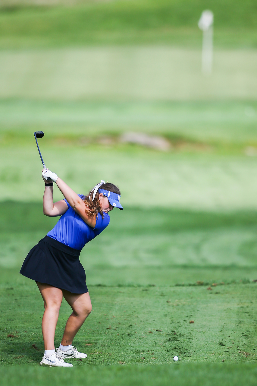 Ryan Bender.

Kentucky women's golf practice at the University Club of Kentucky.

Photo by Grant Lee | UK Athletics