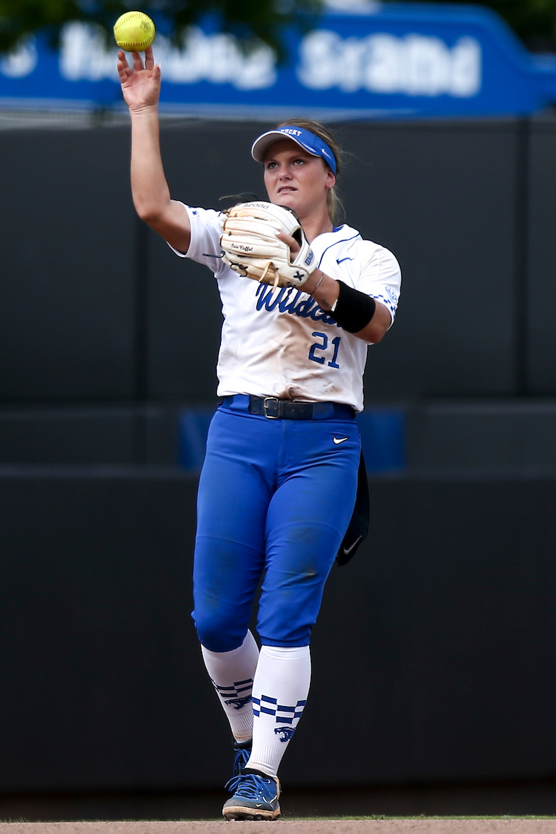 Erin Coffel.

Kentucky falls Virginia Tech 4-5.

Photo by Grace Bradley | UK Athletics