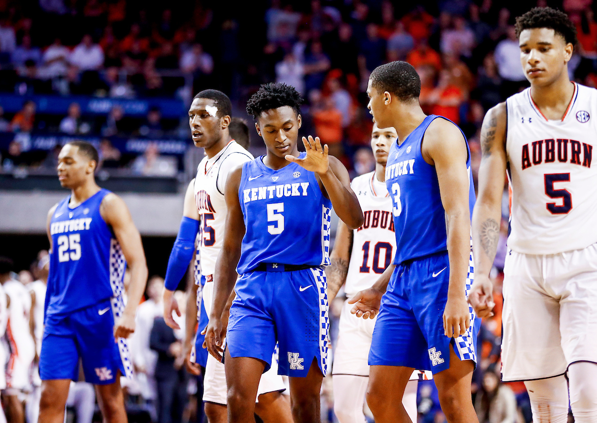Immanuel Quickley. Keldon Johnson.

Kentucky beat Auburn 82-80 at Auburn Arena in Auburn, AL., on Saturday, January 19, 2019.

Photo by Chet White | UK Athletics