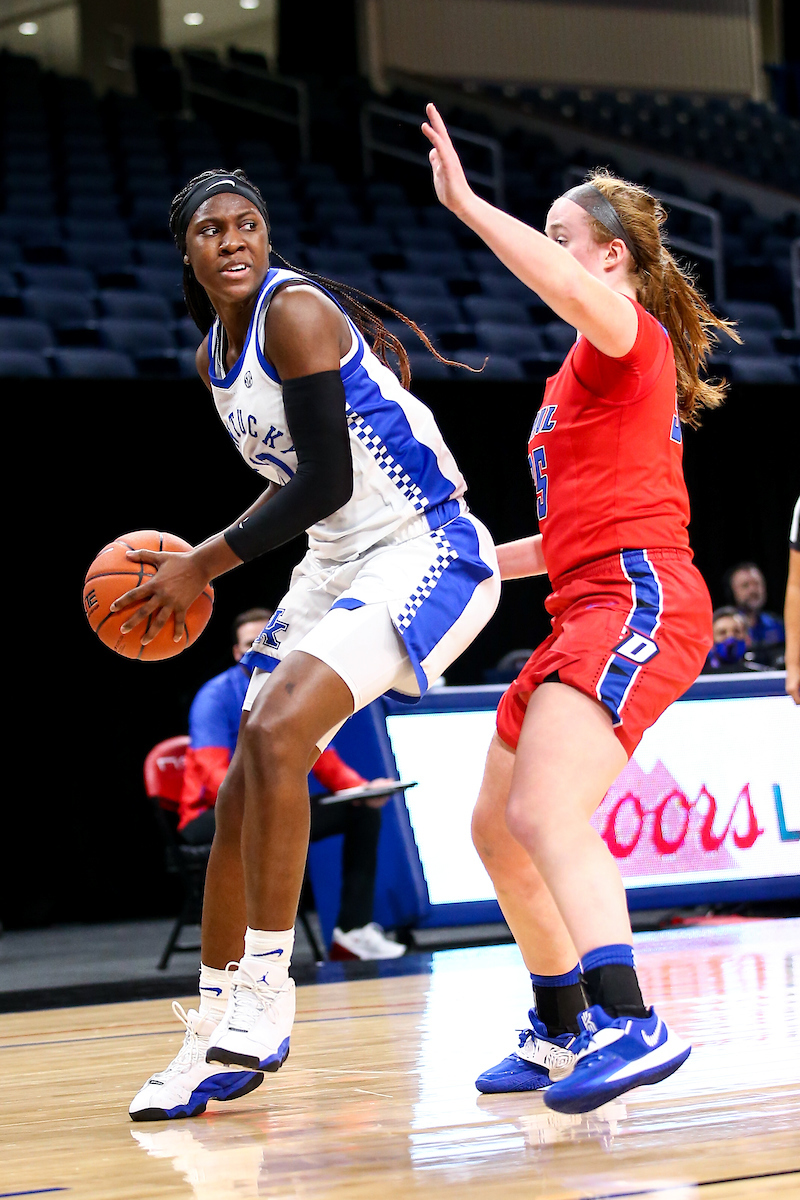 Rhyne Howard.  

Kentucky loses to DePaul 86-82.

Photo by Eddie Justice | UK Athletics