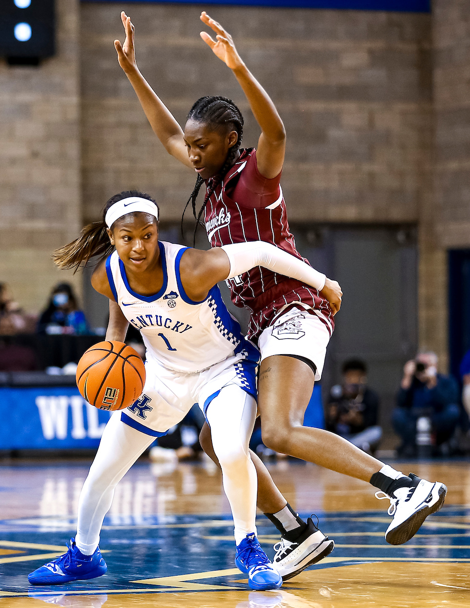 Robyn Benton.

Kentucky loses to South Carolina 59-50..

Photo by Eddie Justice | UK Athletics
