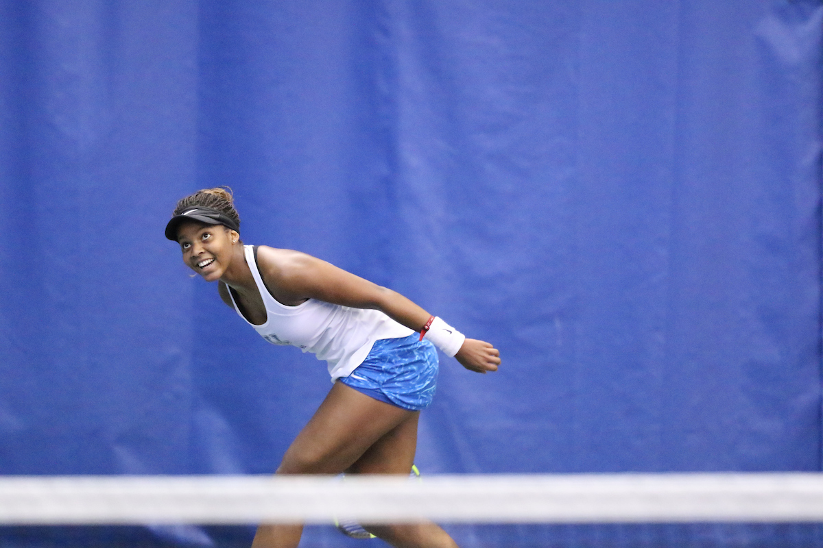 UK Women's Tennis in action against NC State on Saturday, January 27, 2018 at the Hilary J. Boone Tennis Center in Lexington, Ky.

Photos by Noah J. Richter | UK Athletics
