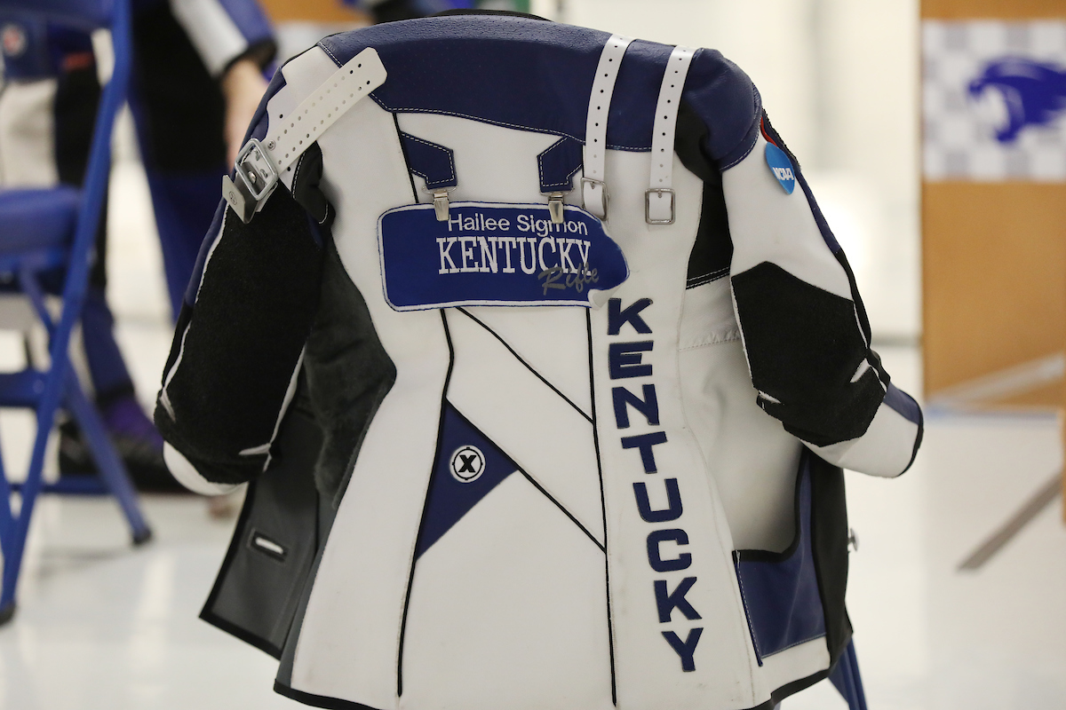 Hailee Sigmon.

UK Rifle hosts Morehead State on Senior Day.

Photo by Quinn Foster | UK Athletics