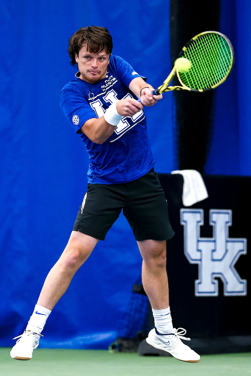 JJ Mercer.

Kentucky defeats Tennessee 4-3.

Photo by Eddie Justice | UK Athletics