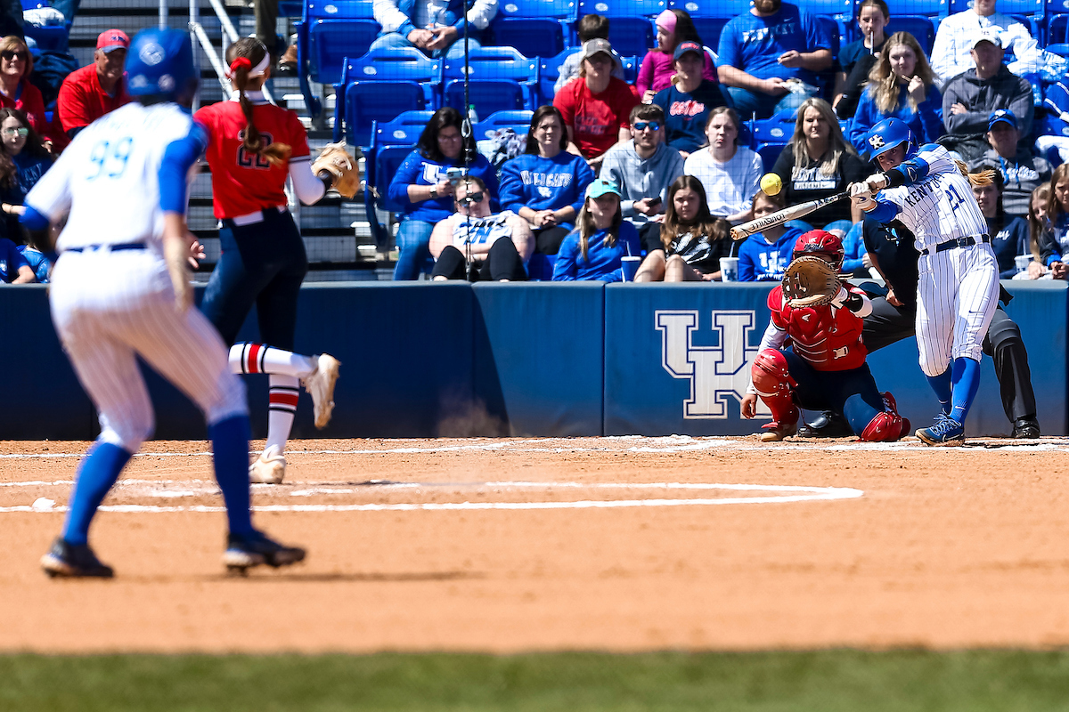 Erin Coffel.

Kentucky beats Ole Miss 8-2.

Photo by Eddie Justice | UK Athletics