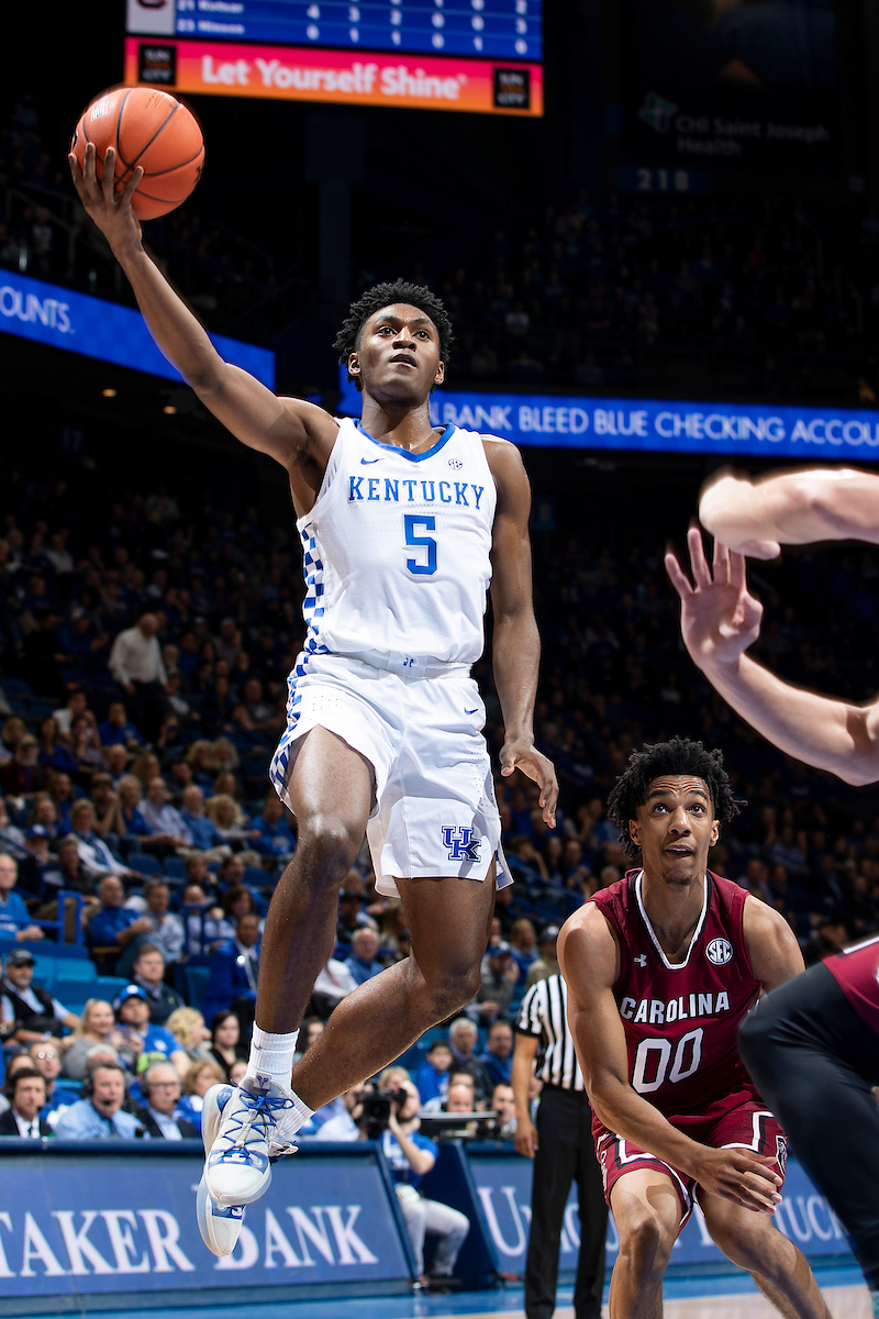 Immanuel Quickley.

The University of Kentucky men's basketball team beats South Carolina 76-48.

Photo by Chet White| UK Athletics