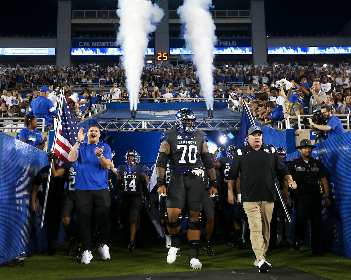 Team.

UK beat LSU 42-21.

Photo by Grace Bradley | UK Athletics