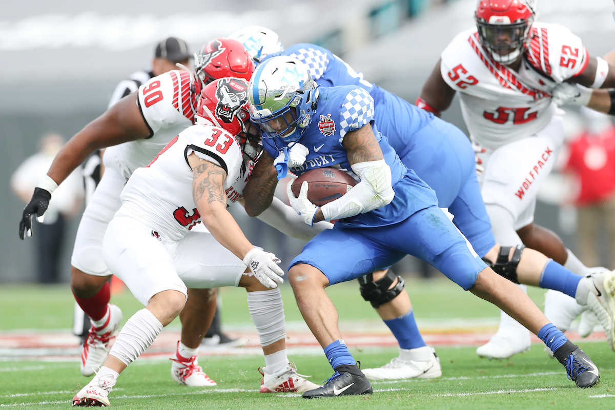 ASIM ROSE.

Kentucky beats NC State, 23-21, to win the TaxSlayer Gator Bowl.

Photo by Elliott Hess | UK Athletics