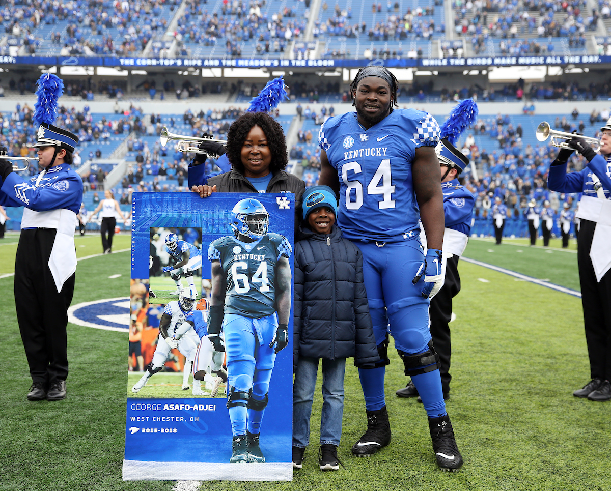 George Asafo-Adjei


UK Football beats MTSU 34-23 on Senior Day at Kroger Field. 

Photo by Britney Howard | UK Athletics