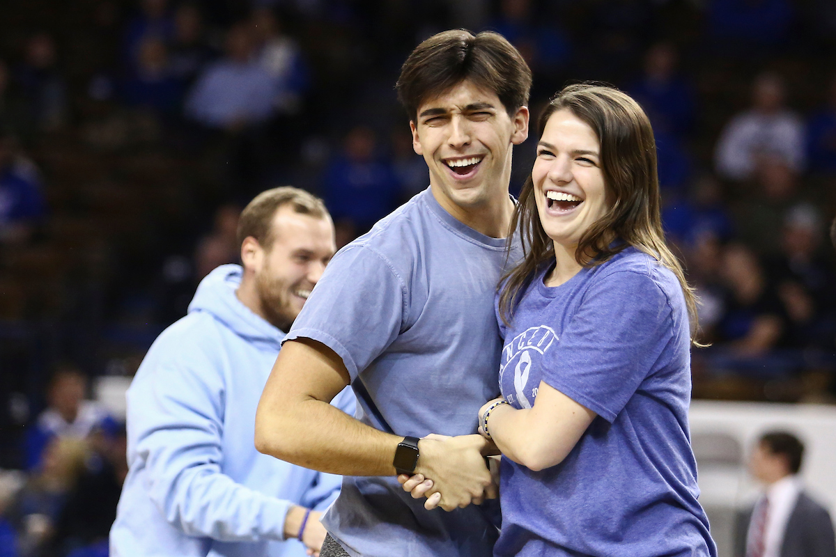 Dance Blue.

Kentucky beat Georgia 88-77.

Photo by Hannah Phillips | UK Athletics