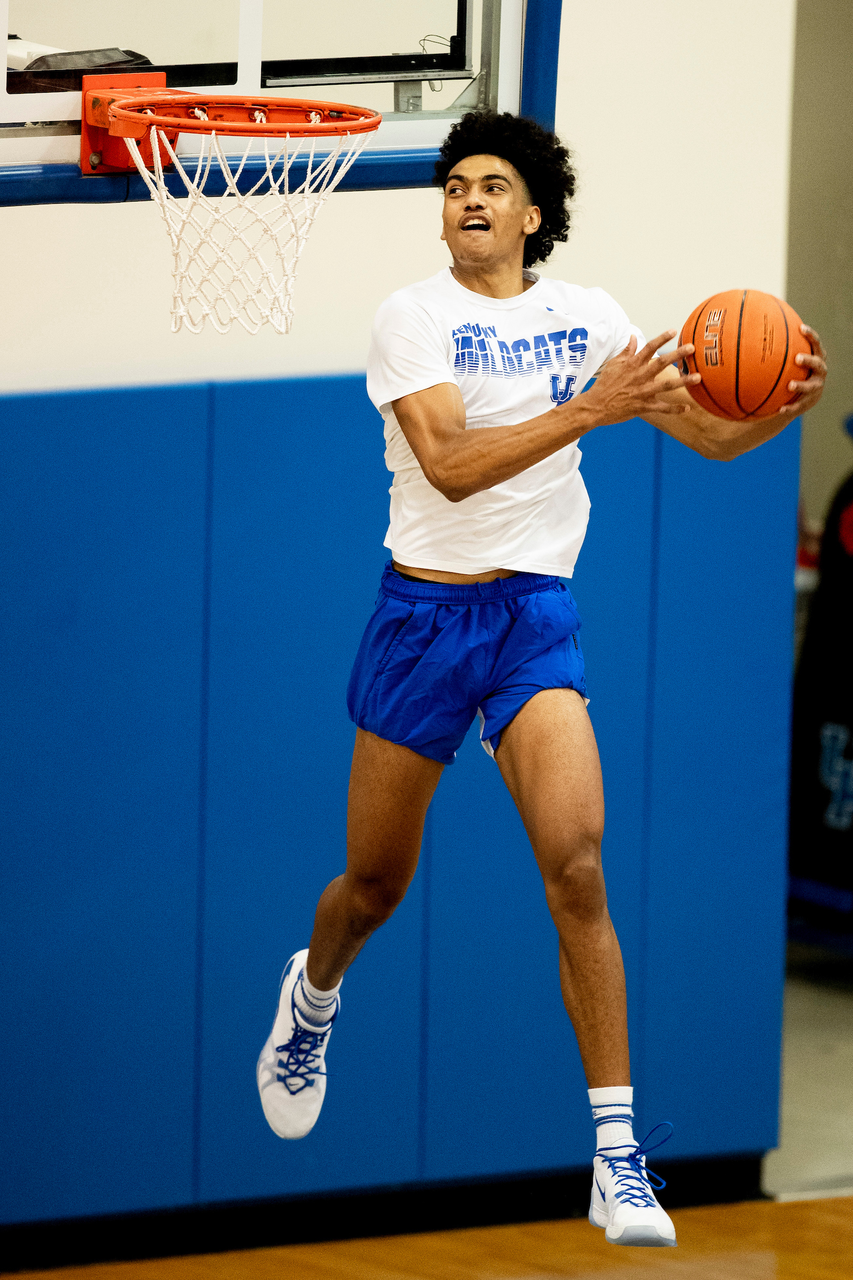 Jacob Toppin.

Kentucky menâ??s basketball workouts.

Photo by Chet White | UK Athletics