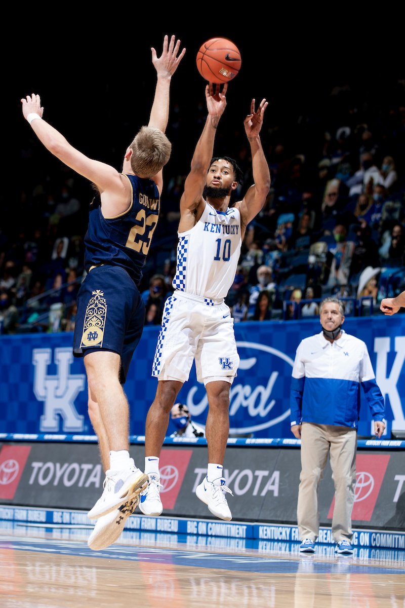 Davion Mintz. John Calipari.

Kentucky falls to Notre Dame 64-63.

Photo by Chet White | UK Athletics