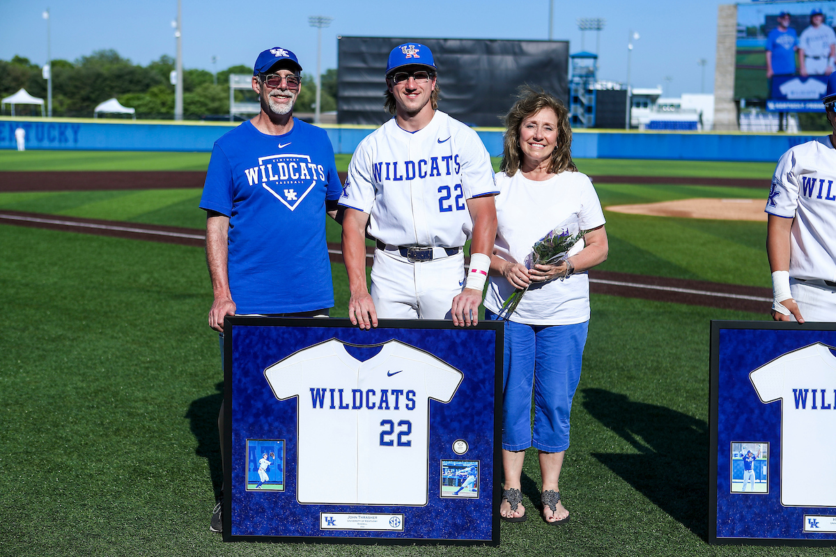 John Thrasher.

2022 Kentucky Baseball Senior Day.

Photo by Sarah Caputi | UK Athletics