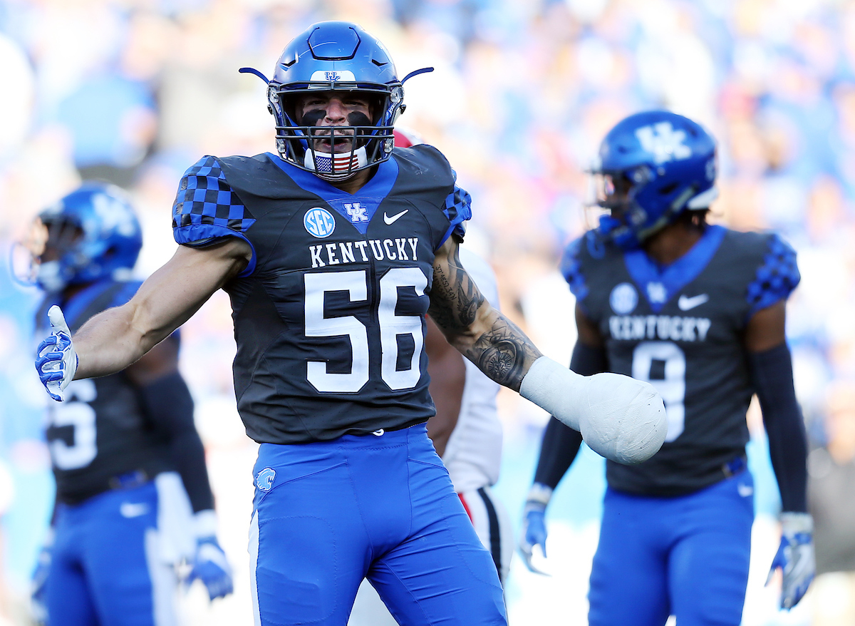 Kash Daniel

Georgia beats UK 34-17.

Photo by Britney Howard | UK Athletics