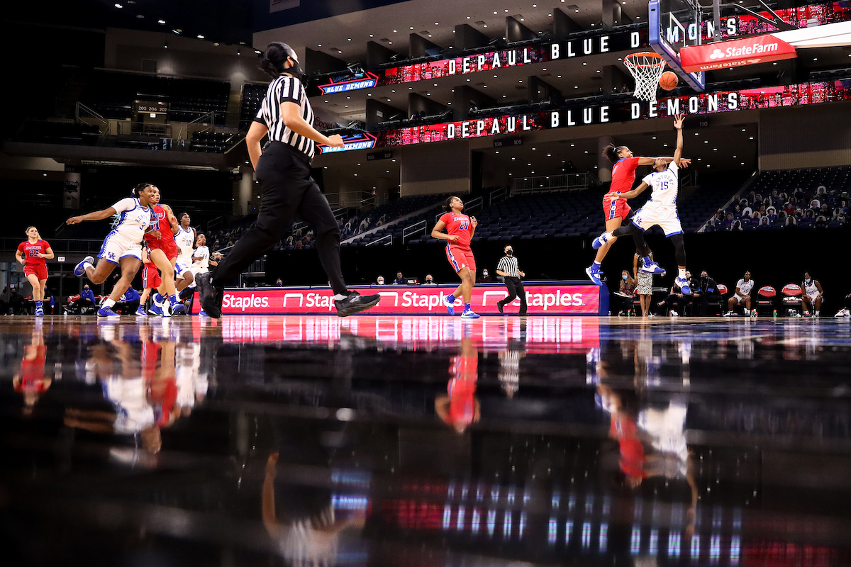 Chasity Patterson.  

Kentucky loses to DePaul 86-82.

Photo by Eddie Justice | UK Athletics