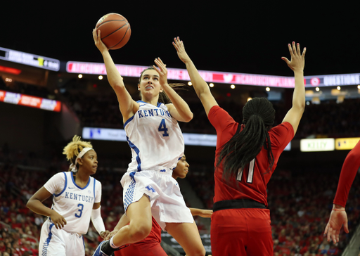 Maci Morris

Women's Basketball loses to Louisville on Sunday, December 9, 2018 at the Yum! Center.  

Photo by Britney Howard  | UK Athletics