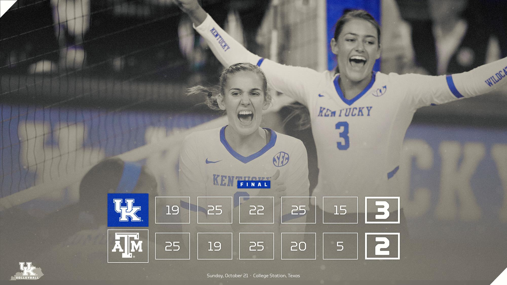 Wildcats Rally to Down Texas A&M in Five Exhilarating Sets