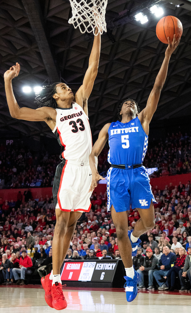 Immanuel Quickley.

Kentucky beat Georgia 69-49 at Stegeman Coliseum in Athens, Ga., on Tuesday, January 15, 2019.

Photo by Chet White | UK Athletics