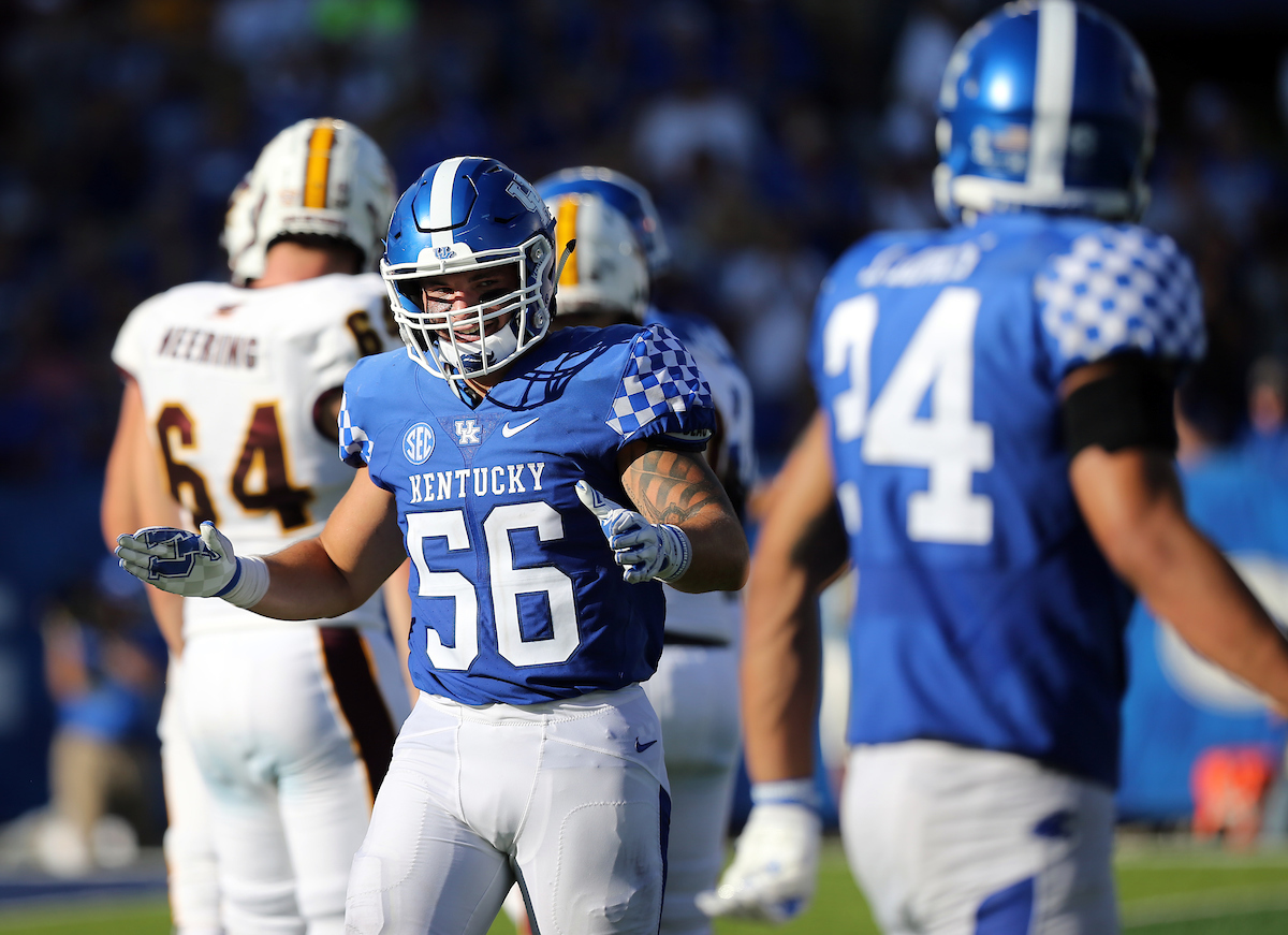 Kash Daniel

Kentucky Football beats Central Michigan 35-20.

Photo by Britney Howard | UK Athletics