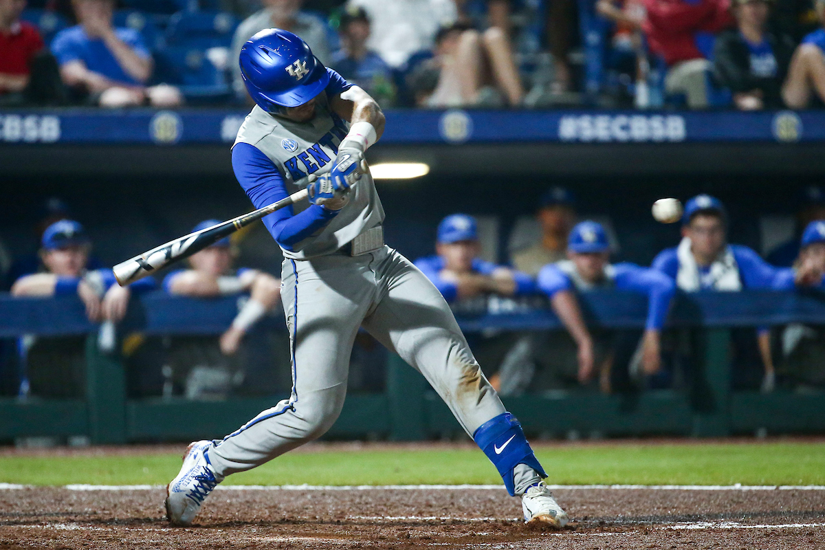 Devin Burkes.

Kentucky loses to LSU 6-11.

Photo by Sarah Caputi | UK Athletics