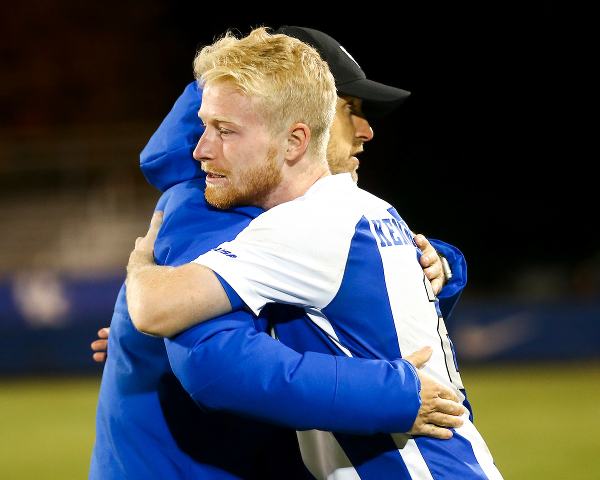 Johan Cedergren, Robert Screen.

Kentucky MSOC Recognizes 14 Seniors.

Photo by Grace Bradley | UK Athletics