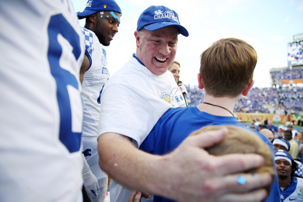 Mark Stoops
The UK Football team beat Penn State 27-24 in the Citrus Bowl. 

Photo by Britney Howard  | UK Athletics