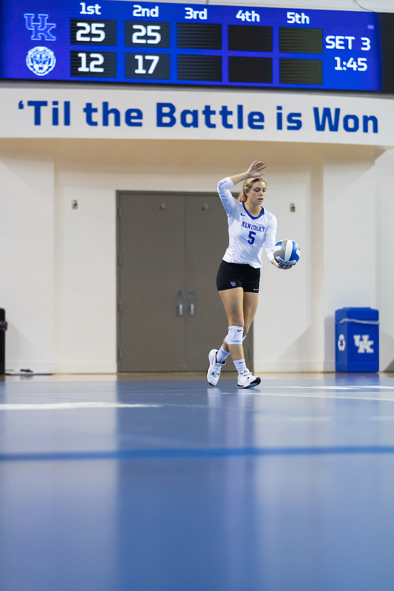 Lauren Tharp.

Kentucky sweeps LSU 3 - 0

Photo by Grant Lee | UK Athletics