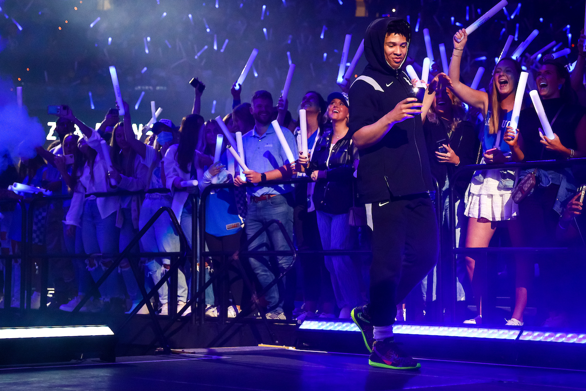 Zan Payne. 

Big Blue Madness.

Photo by Eddie Justice | UK Athletics