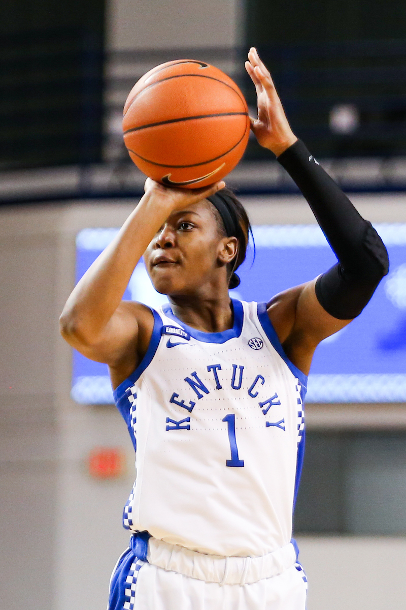 Robyn Benton.

Kentucky beats Wofford 98-37.

Photo by Hannah Phillips | UK Athletics