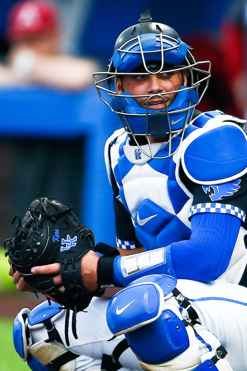 Coltyn Kessler. 

Kentucky falls to Arkansas 5-2