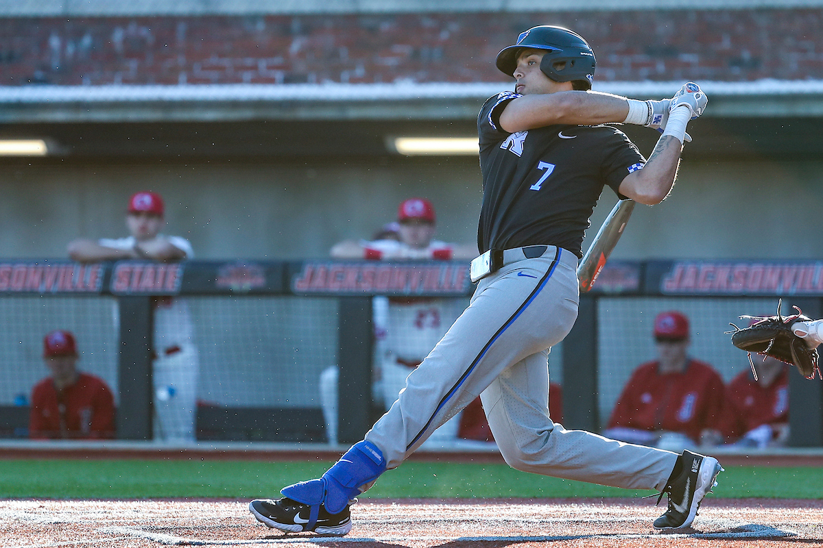Devin Burkes.

Kentucky defeats Jacksonville State 15-1.

Photo by Sarah Caputi | UK Athletics