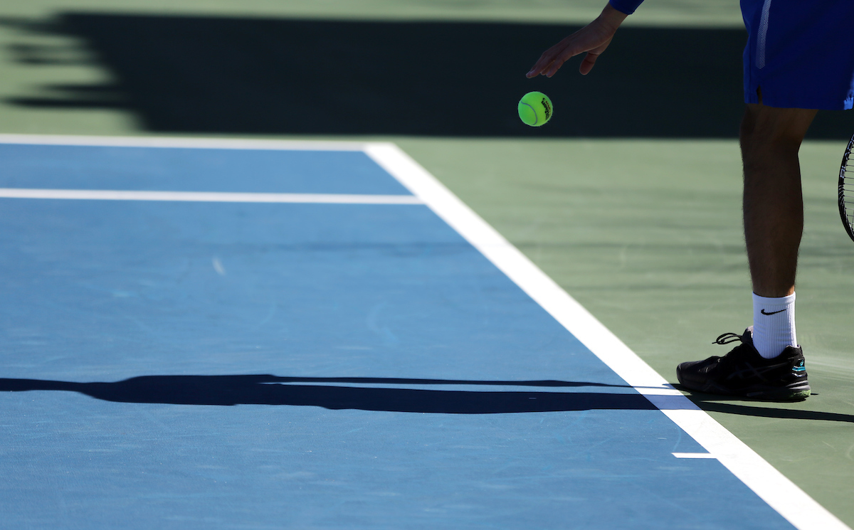 RYOTARO MATSUMURA
The University of Kentucky men's tennis team faces South Carolina on Sunday, March 18, 2018 at The Boone Tennis Center. 

Photo by Britney Howard | UK Athletics