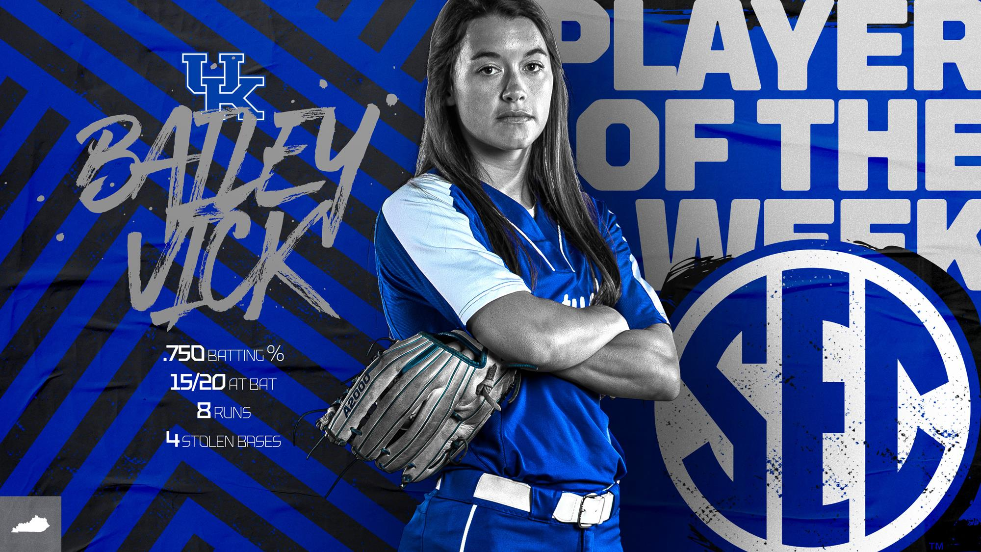 Bailey Vick Named SEC Co-Player Of The Week