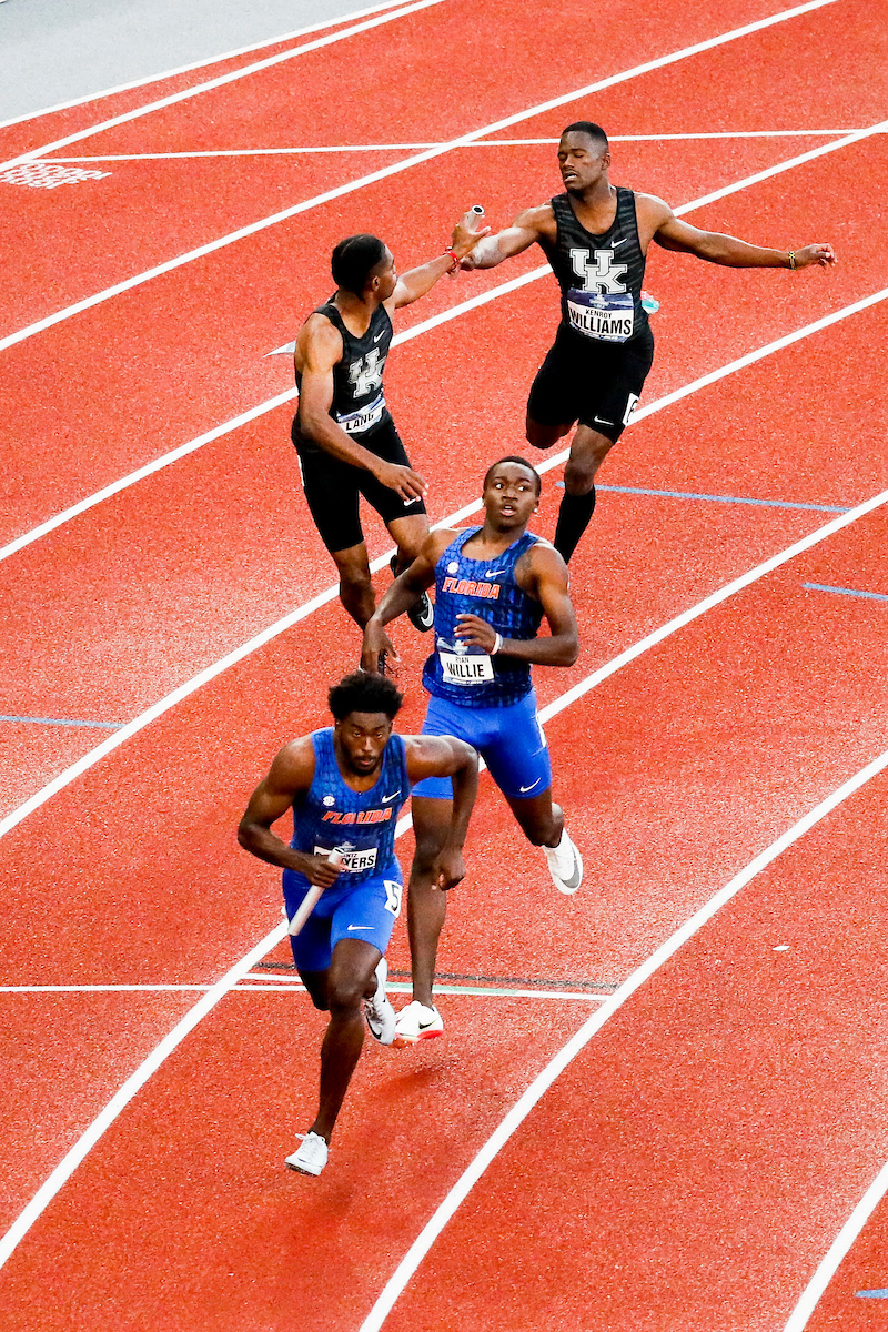 Kenroy Williams. Lance Lang.

Day 1. 2021 NCAA Track and Field Championships.

Photo by Chet White | UK Athletics