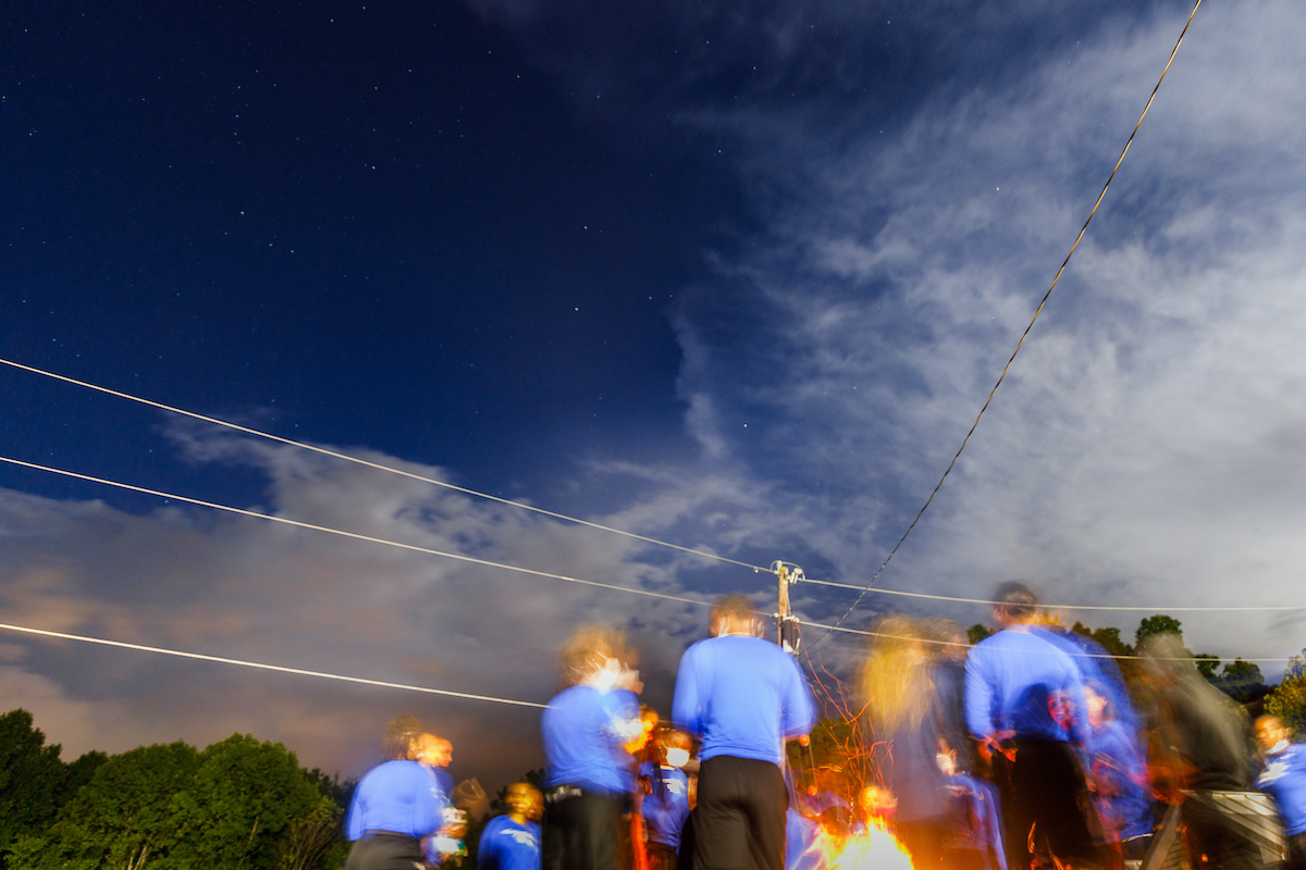 Campfire.

Kentucky Women’s Basketball team bonding trip to Fort Campbell.

Photo by Eddie Justice | UK Athletics